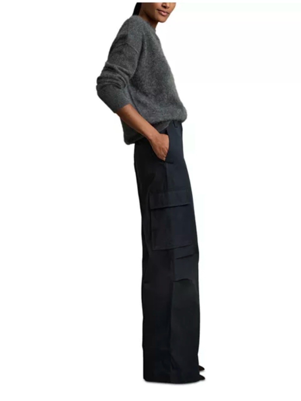 Reiss Ava combat pants - navy blue - Picture 2 of 9